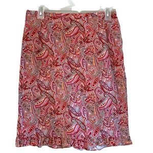 Wearever skirt Paisley pattern, Size 7